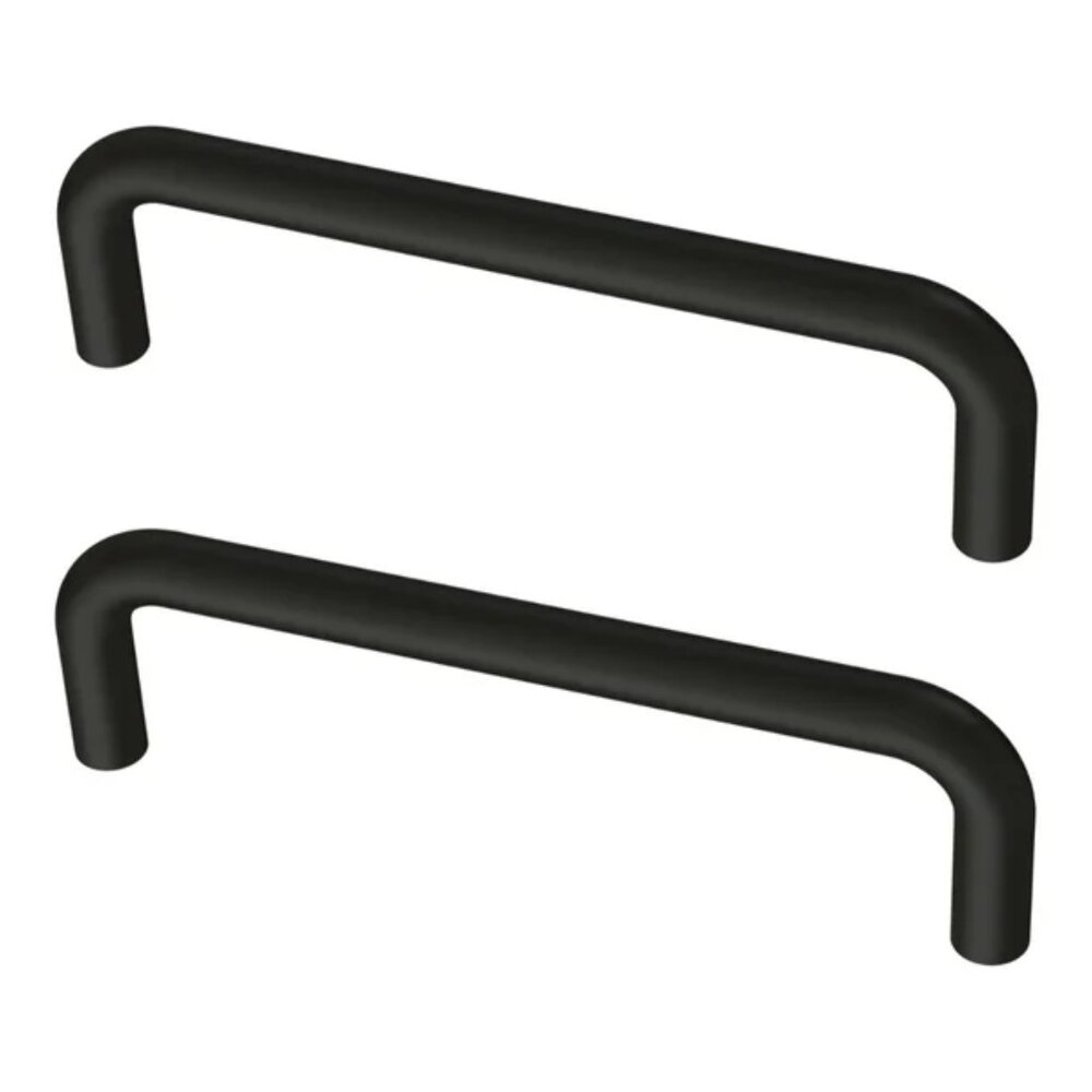 COPY - Mainstays 3" (76mm) Wire Cabinet Pull, Drawer Handles, Flat Black, 2-Pack